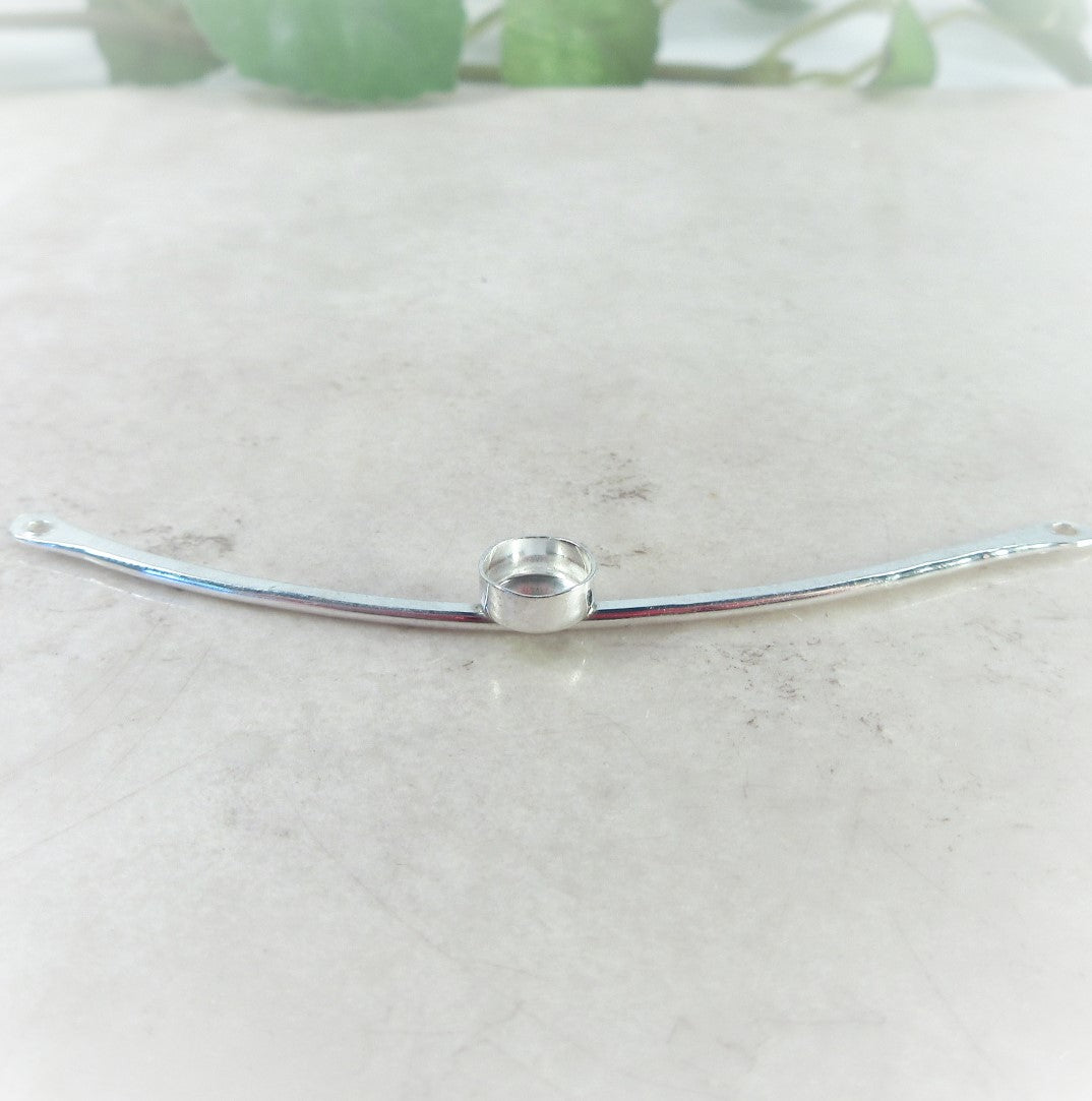 bezel cup resin pendant