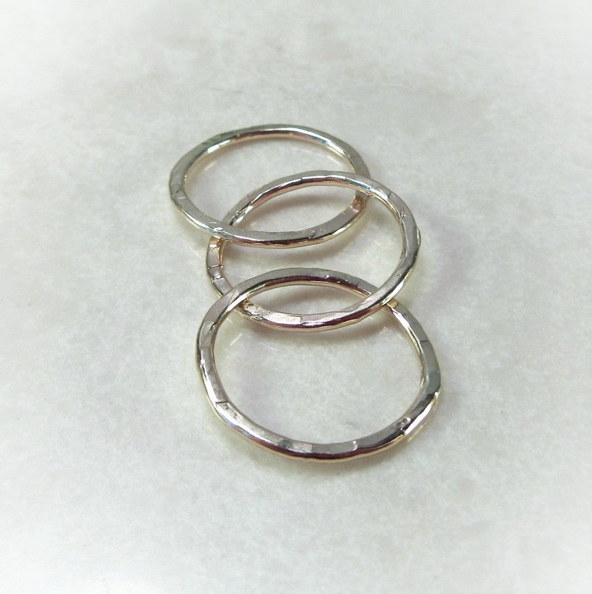Links - Triple, 10mm, 1mm, Choose Your Metal
