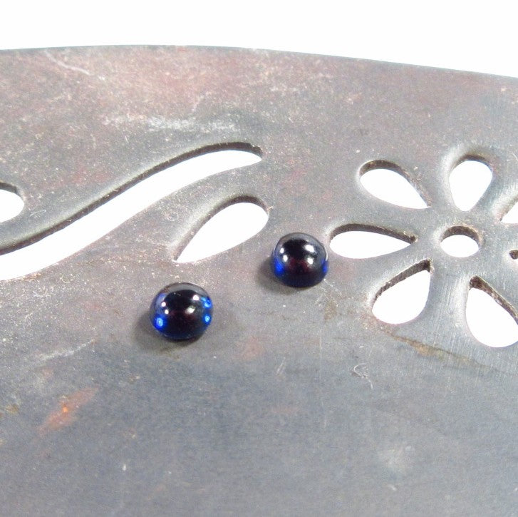 Blue Sapphire Gemstone Lab Created Choose Your Size