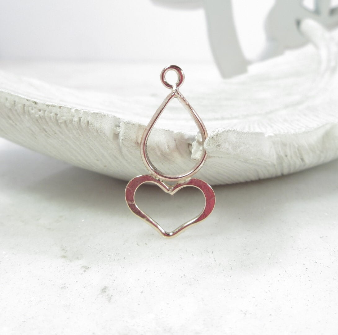 heart drop resin bezel