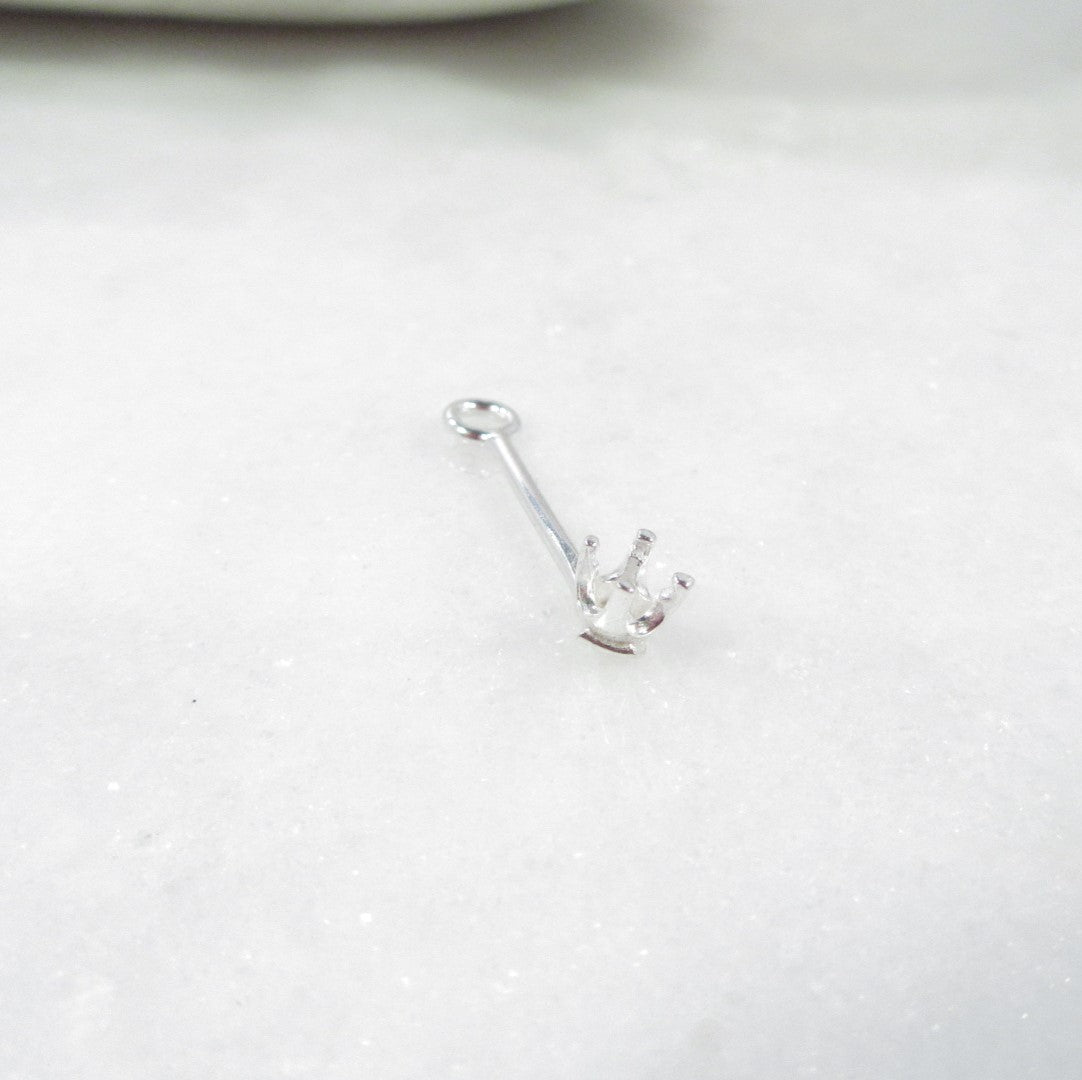 Faceted Bar - 1 inch, 2 inch, 1mm, Your Choice of Metals