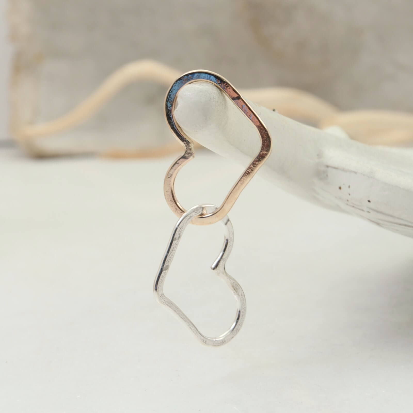 Crochet Paperclip Earrings Diy Paper Clip Diy Heart Ring Links