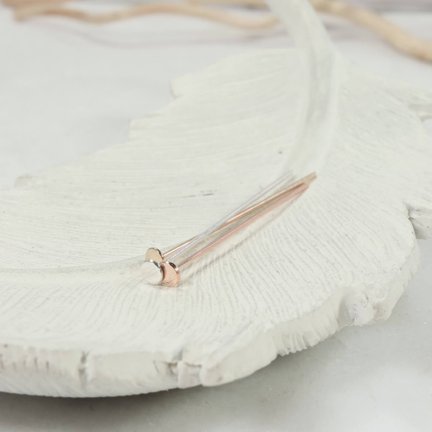 Head Pins - Flat, 2.5mm Head, 2 Inch, 22 Gauge