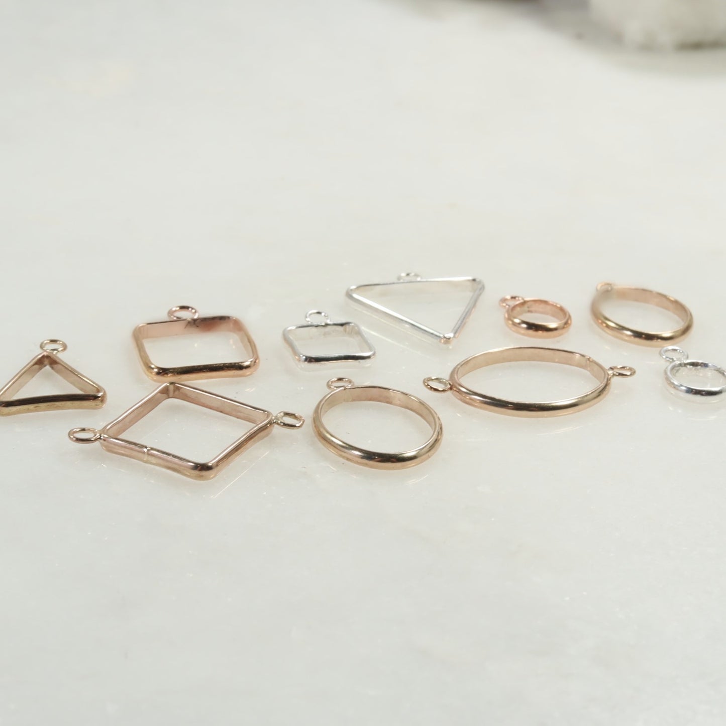 mixed resin bezels for jewelry making