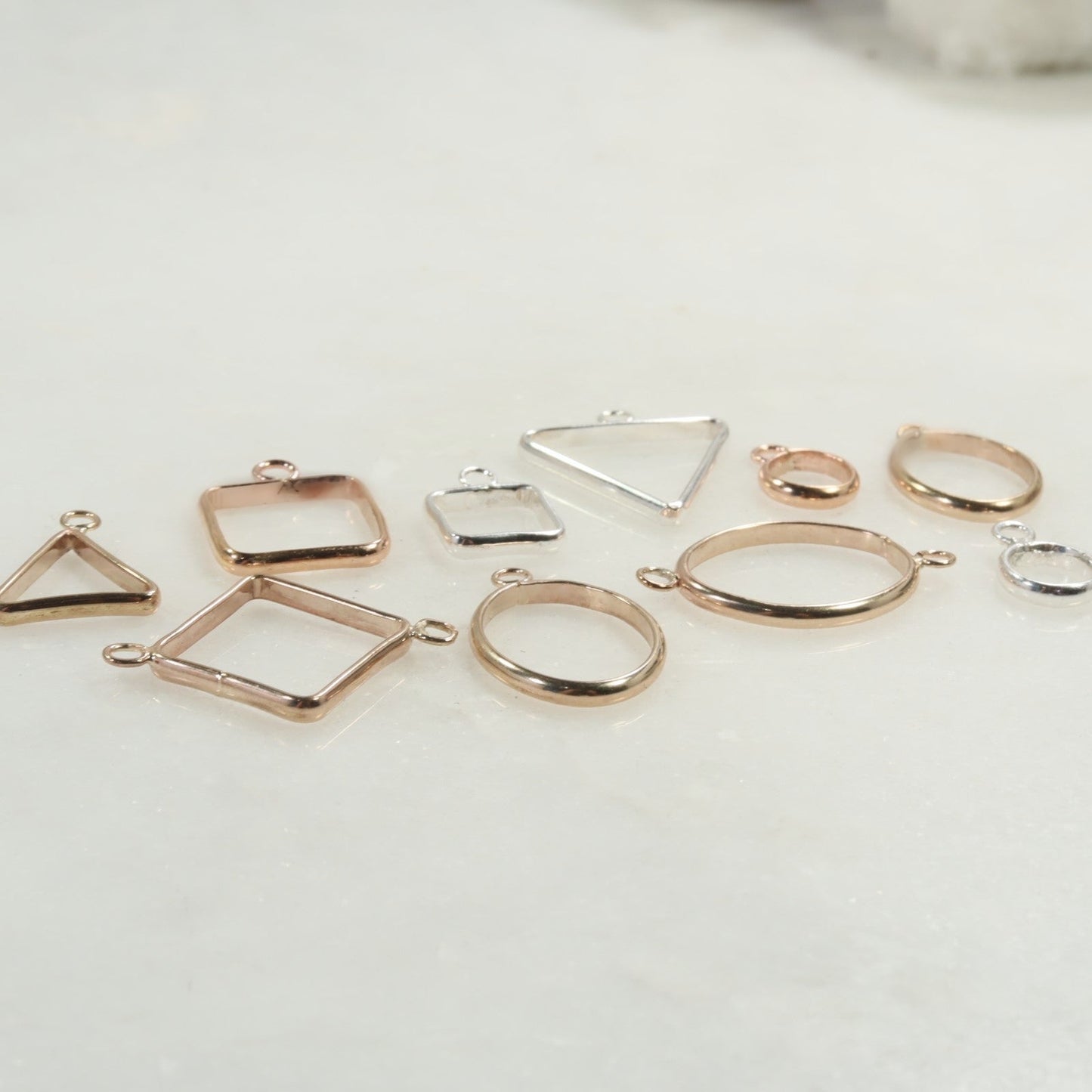 mixed resin bezels for jewelry making