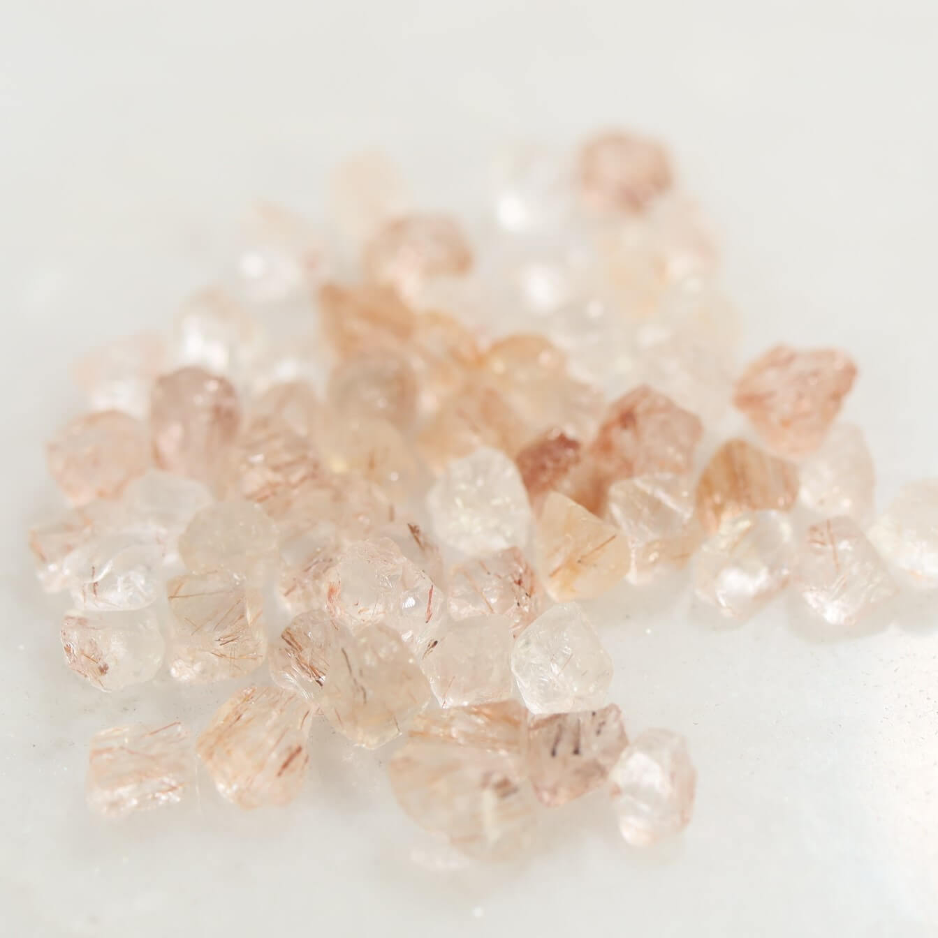 Raw Gemstone Natural 4-6mm Copper Rutile