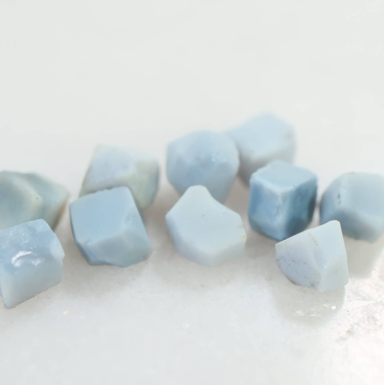 Raw Gemstone Natural 6-8mm Blue Opal