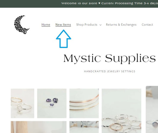 New Items on Mystic Supplies Quick Link