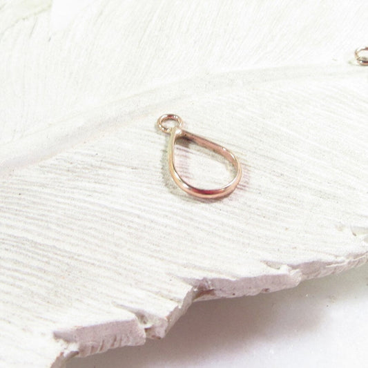 gold drop pendant for resin