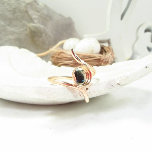 Off Side Bezel cup ring setting