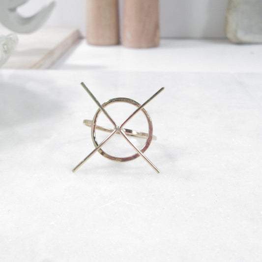 circle lariet ring setting