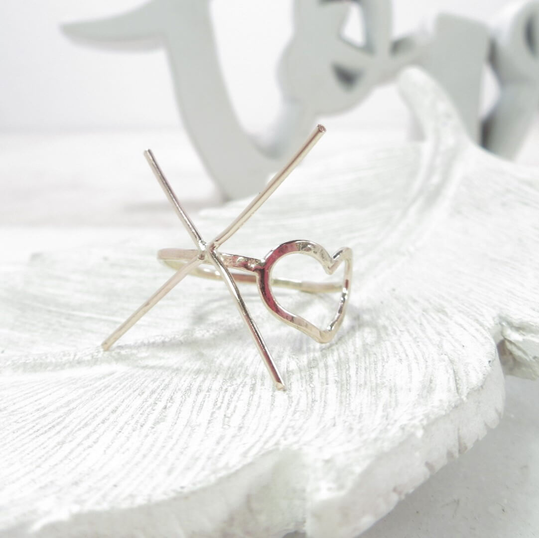 heart ring setting
