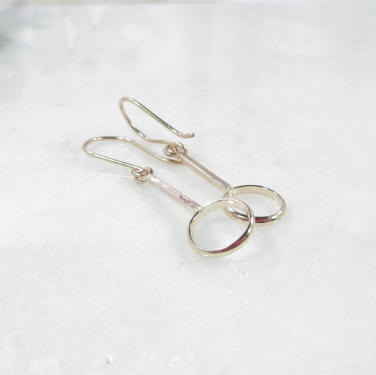 drop circle resin earring settings