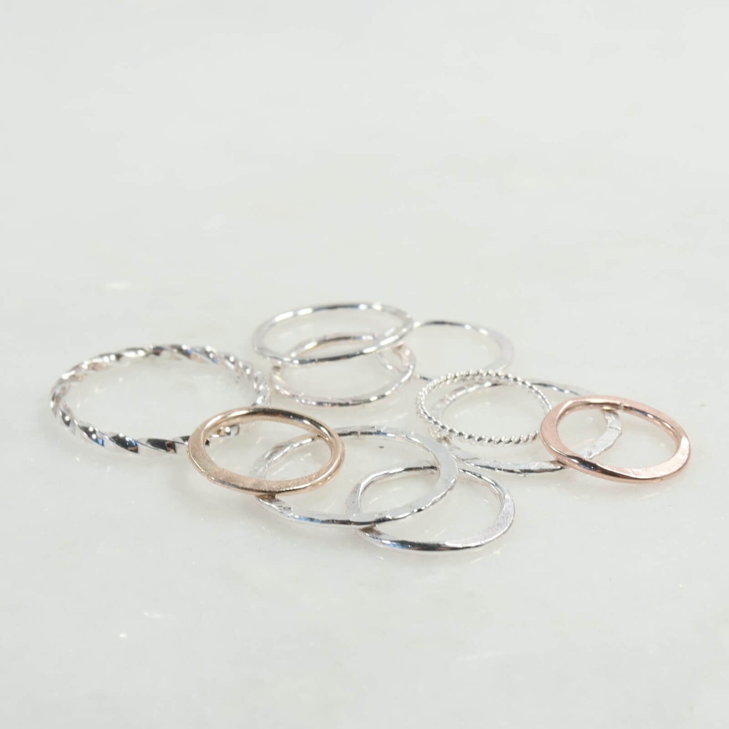 Shapes - Circles 6mm, 1mm, Chose Your Metal and Texture