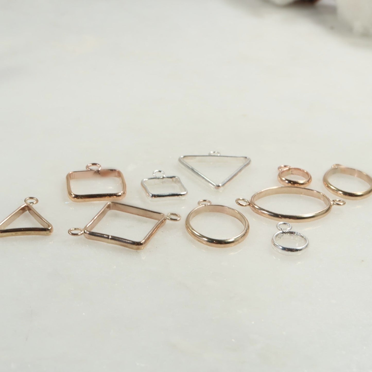 Open Resin Bezel - Oval, 20mm, Single Ring - Choose Your Metal
