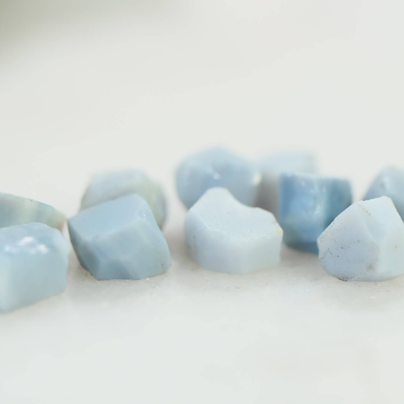 Raw Gemstone Natural 6-8mm Blue Opal