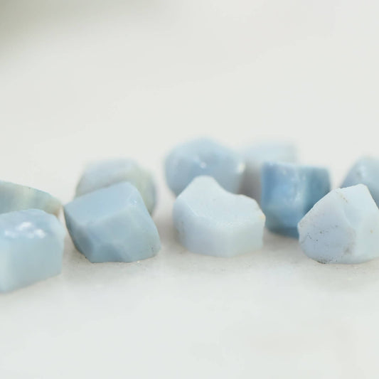Raw Gemstone Natural 6-8mm Blue Opal