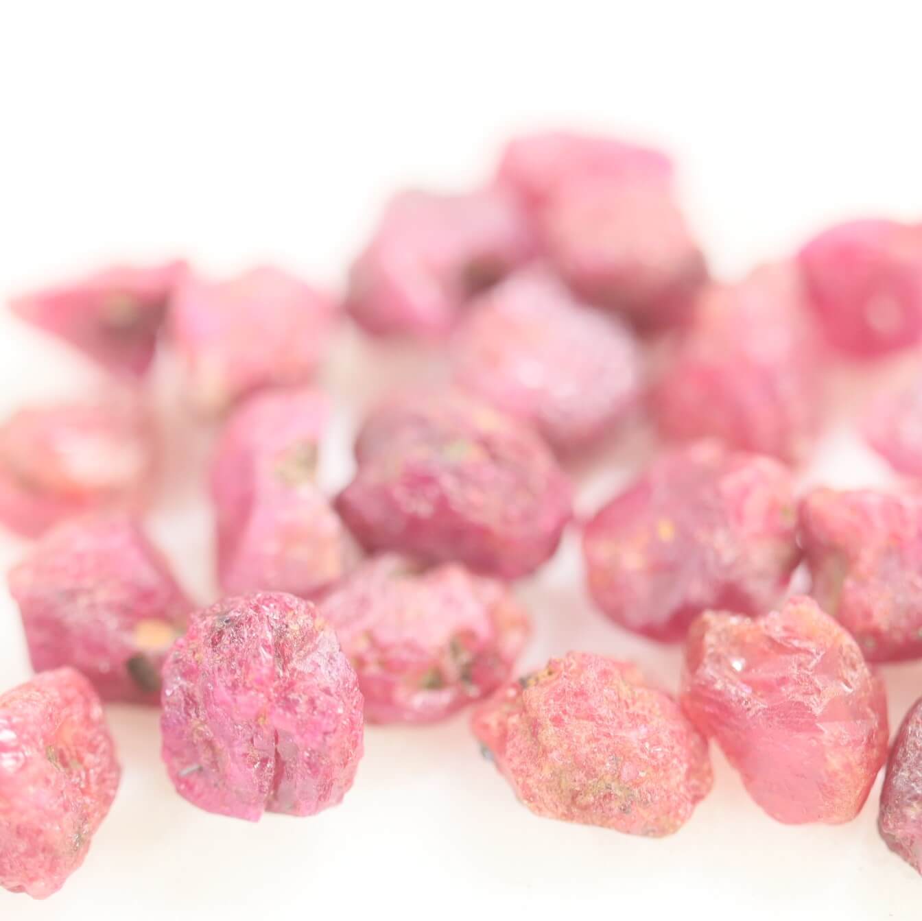Raw Gemstone Natural 6-8mm Pink Sapphire