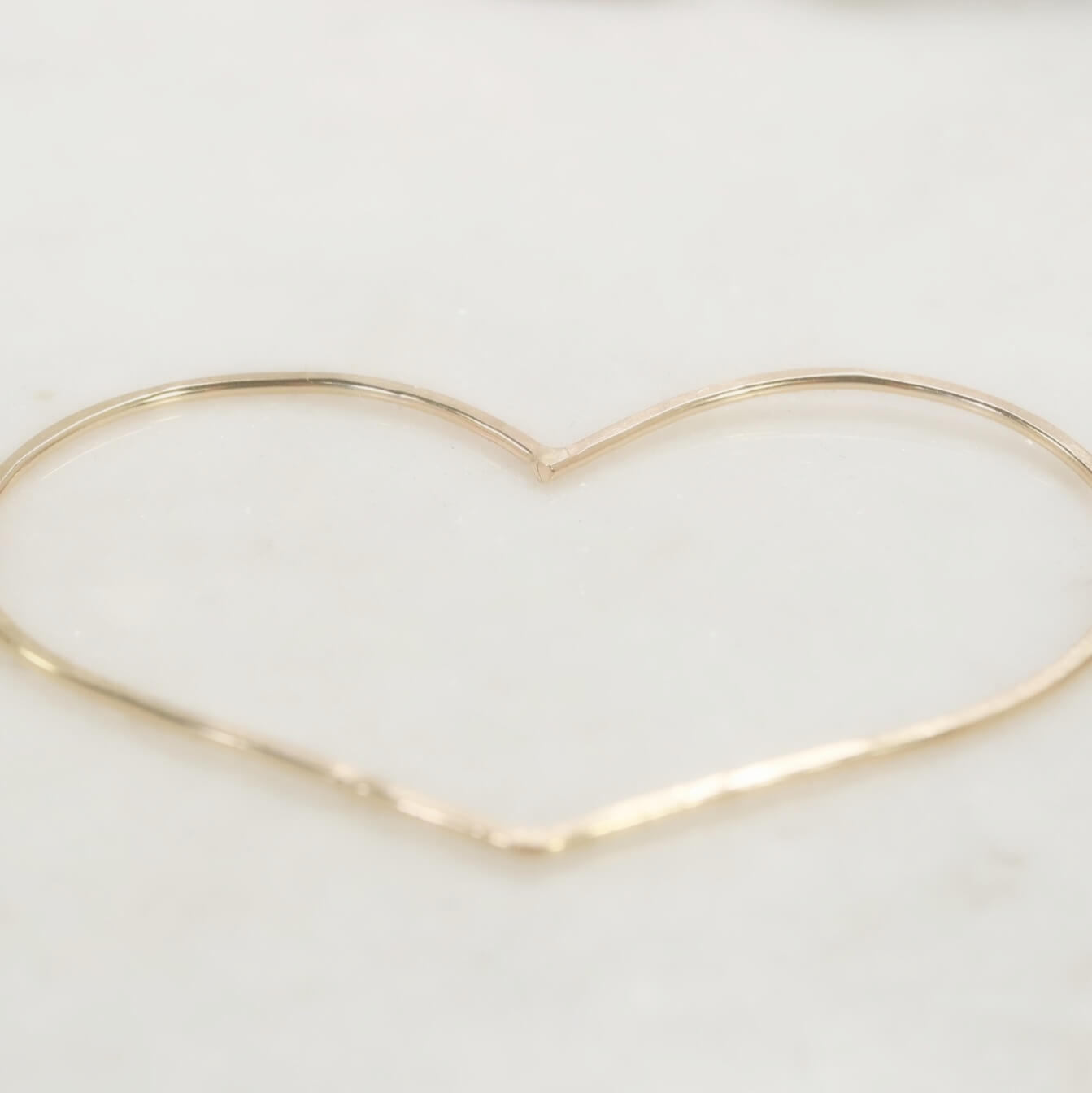 Shapes Hearts 2.5 inch, 1.5mm, Choose Your Texture and Metal