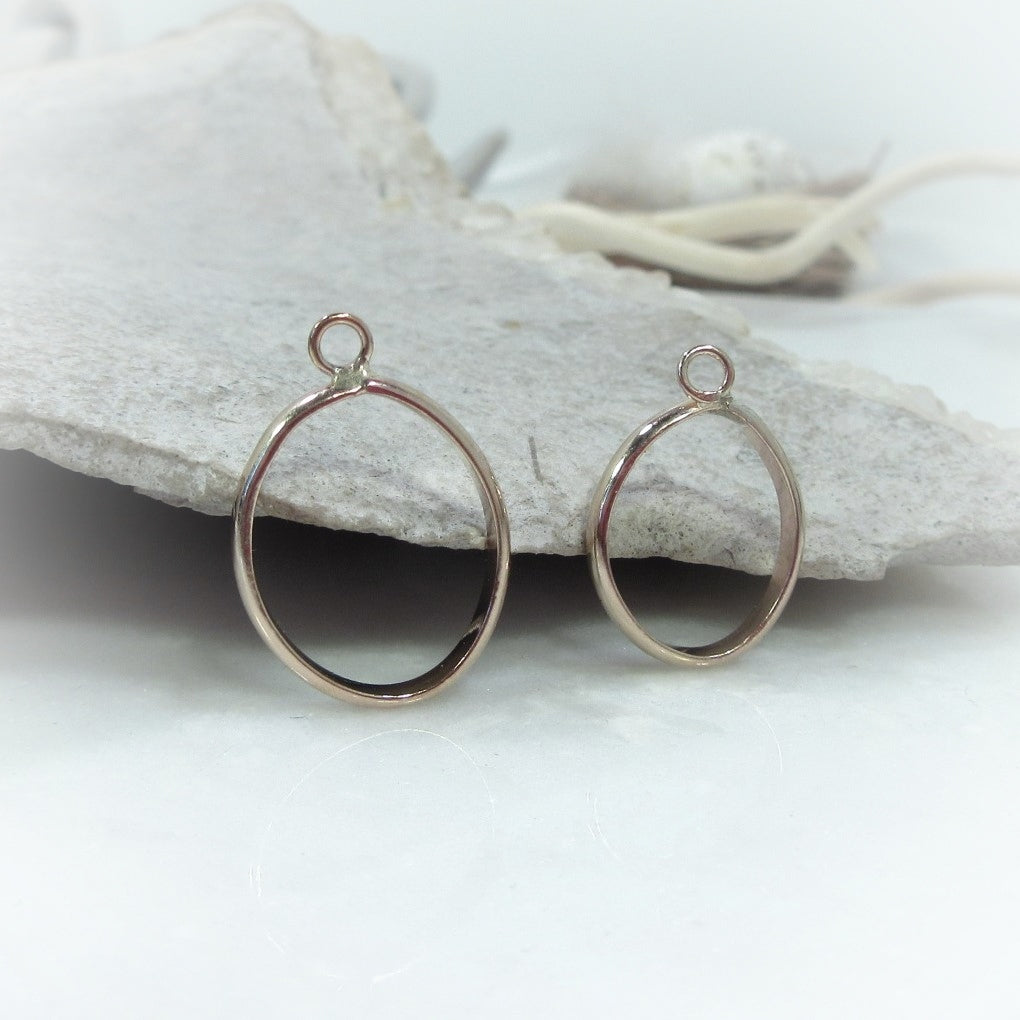 Open Resin Bezel - Oval, 20mm, Single Ring - Choose Your Metal